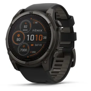 Relógio Garmin Fenix 8 Solar Titanium Sapphire Black 51mm