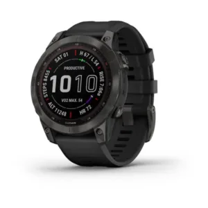 Relógio Monitor Cardíaco Garmin Fenix 7 Sapphire Solar Edition 47mm