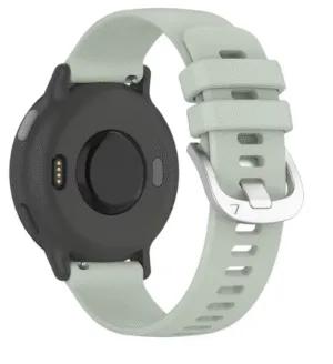 Pulseira de Silicone Cor Única 20mm Garmin Forerunner 55/165/Vivoactive 5